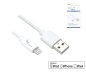 Preview: USB A to Lightning cable, white, DINIC box with Euro hole, 0.5m